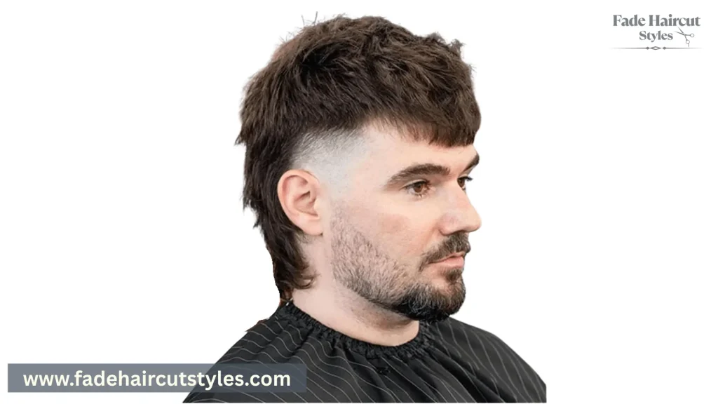 mullet with temple fade, types of fade