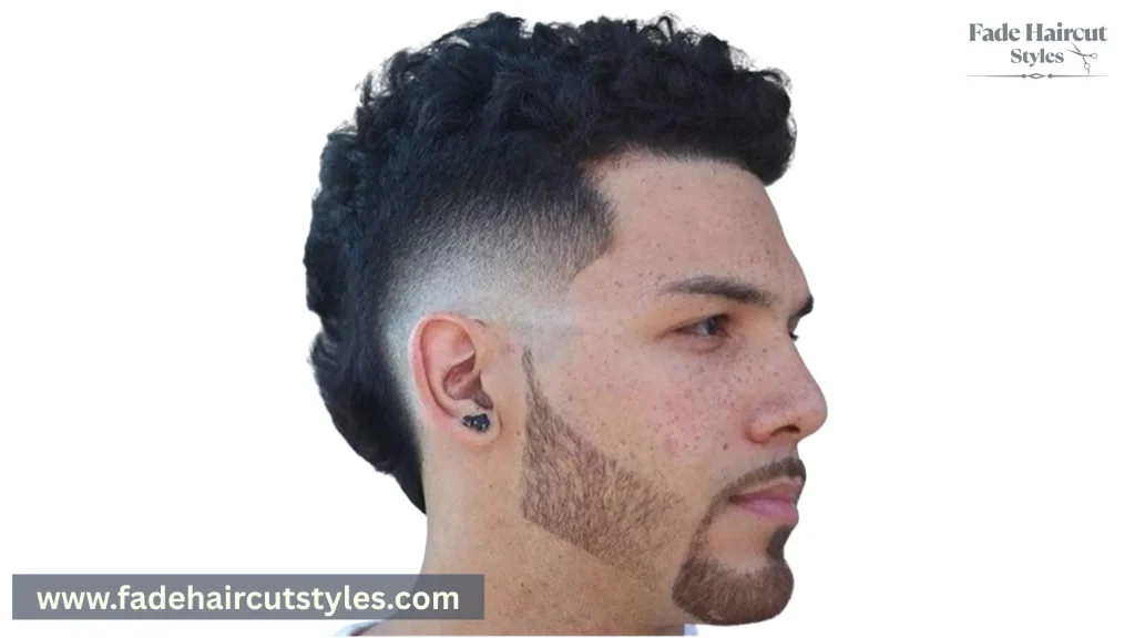 fade haircut styles, burst fade fohawk