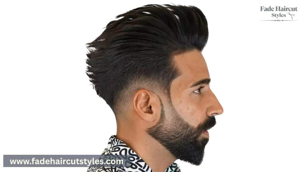 burst fade with stylish beard, types of fade