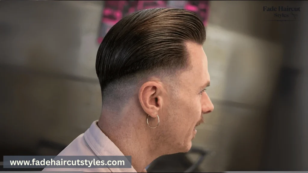 pompadour with mid fade, types of fade