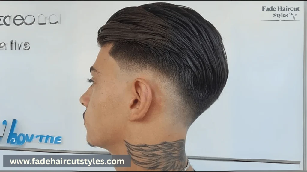 mid fade slick back. types of fade