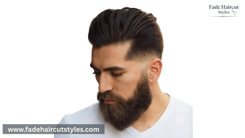 types of fade, low fade with beard